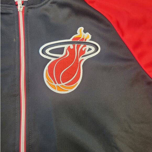 Mitchell & Ness Miami Heat Hardwood Classics Vision Jacket Men’s M – EUC - Picture 5 of 11
